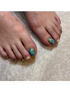 夏 フットネイル