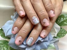 ブリエカドー(Briller Cadeau)/ツイード×ピンクグラデーション