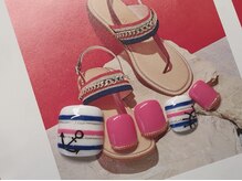 ネイルサロン&スクール ジーナ(GINA)/マリン＆ガーリー♪