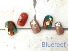 ネイルアンドまつげエクステ ブルーリーフ 四谷三丁目店(Blue Reef)/大人エスニックネイル