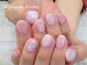 アグニークリッシェ(Agunik Riche)/【水彩ネイル】