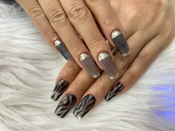 モモネイル(MOMO nail)/スカルプ持ち込みデザイン