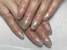 パラジェル登録サロン バランス シンプルネイル&アイラッシュ 新田東店(balance)/キラキラネイル