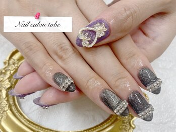 ネイルサロン トゥービー 御徒町上野(To Be)/パーツ付け放題コース8990円