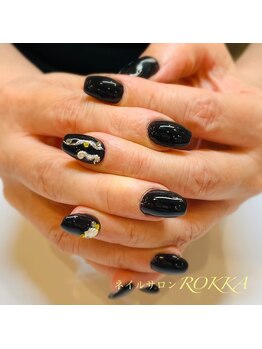 海モチーフのアートネイル