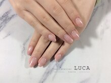 ネイルアトリエルカ(nail atelier LUCA)/S-75 大人上品ピンクグラデ