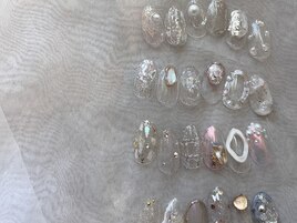 クリア×グリッター×オーロラ♪