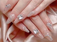 シーアンドビーネイル(C&B Nail)/長さだし持ち込みデザイン