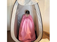 香りのゆるふわの雰囲気（よもぎハーブ蒸しテント導入☆個室感覚で最大限によもぎ蒸しを！）
