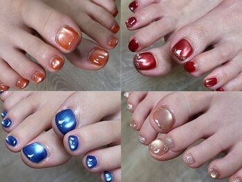 アンベリール(Embellir)の写真/【デザインに悩む方へ選べる定額サンプルあり*】初めてのネイル,お仕事上ハンドネイルができない方にも◎
