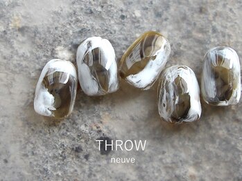 スロウヌーヴ(THROW neuve)の写真/【NEWOPEN】ショートネイルに映えるニュアンスdesignならお任せ♪自爪を傷めないフィルイン施術◎