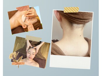 レアサロン(le`a salon)の写真/お顔からうなじまでキレイに！「お顔剃り美容法」と「えり剃り」がセットのコースです。