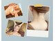 レアサロン(le`a salon)の写真/お顔からうなじまでキレイに！「お顔剃り美容法」と「えり剃り」がセットのコースです。