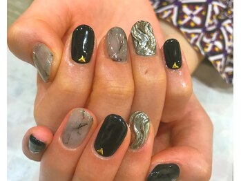 ドレス ネイルアンドアイラッシュ 梅田(Dress)/【Dress 梅田】大理石ネイル