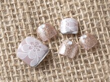 アンティム(Intime)/FOOTレース風フラワー￥9,000