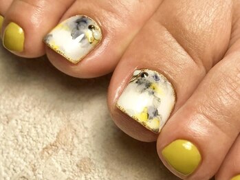 オーラリー ネイル アート メゾン(ORRERY nail art maison)/フット / タイダイ