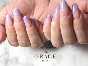 グレース ネイルズ(GRACE nails)/紫陽花ネイル