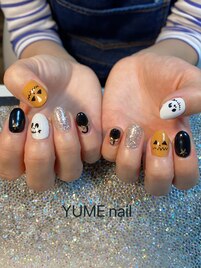 ハロウィンネイル¥6500