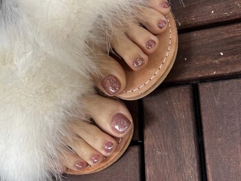 イリゼフルール 代官山店(irisee fleur)/ラメワンカラー☆フット