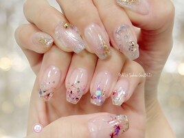 押し花/フラワー/クリア