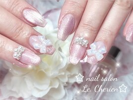 #きれい系ネイル