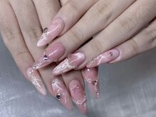 ネイルズバー 新宿店(Nails Bar)/スイートピンクリボンネイル
