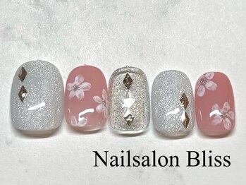 ネイルサロンブリス(nail salon Bliss)/定額シンプルアートコース¥5500