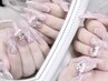 【mizuki指名】ちゅるん/キレイめ/推しネイル 10本 つけ放題コース¥11,000