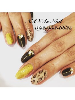 ナナズネイル 西小倉店(NANA's Nail)/レオパード☆大人秋デザイン
