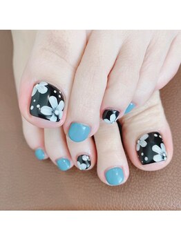 ヘアー アンド ネイル サプール(HAIR and NAIL SAPEUR)/フットジェルデザイン