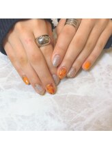 ソファ ネイルアイ 仙台(Sofa)/オレンジニュアンス/パラジェル