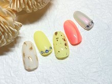 グリッター(GLITTER)/春ネイル