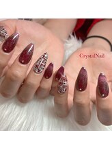 クリスタルネイル ボンベルタ橘店(CRYSTAL NAIL)/ツイードメイル♪