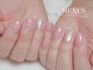うるっと透明感ネイル