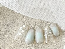 リベレ 福島店(LIBELLE)/スノーホワイト/透明感/冬ネイル