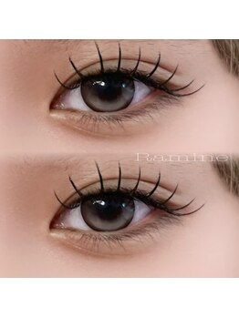 ラミーヌ(Ramine)の写真/【大人かわいい目元へ】自まつげを活かした自然な仕上がりで、すっぴんでも浮かない魅力的なお目元に♪