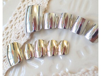 ネイル ロッカ(nail LOCCA)/メタリックペディ　7980円