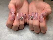 エンジェリック カラーズ(Angelic colors)/キラキラストーンネイル