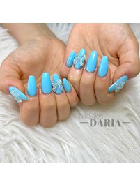 夏カラーとオーロラリボン