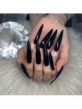 ラカラニネイル バイ エリシア(LaKalani Nail by ELYSIA)/大人BlackBlack!!!