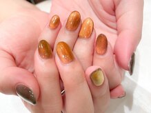 ヘアアンドネイル ミューズ 新浦安店(HAIR&NAIL MUSE)/ハロウィン秋オレンジマグネット