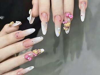 Best Nail 八王子店 【ワンホンネイル・スカルプ・パラジェル・上品ジェル】の写真/《艶々×キラキラのワンホンネイル》トレンドの韓国ネイルやワンホンネイルで可愛さUP♪持ち込みデザインOK