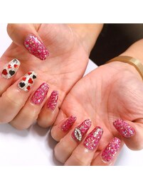 ハートホロネイル☆