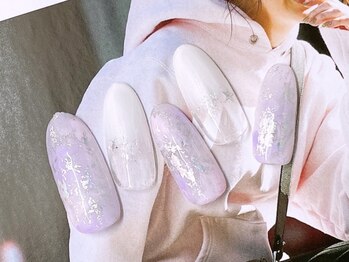 ネイルサロンフォーユー(for u)/ふんわりホイル￥６９８０