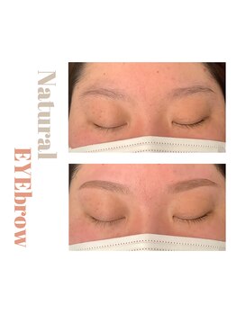 アイアム アイビューティースタジオ つくば店(I am EYE BEAUTY STUDIO)/ナチュラルな眉毛