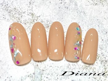 ディアナ ひたちなか高場店(DIANA)/定額ネイル 6600円 B‐039