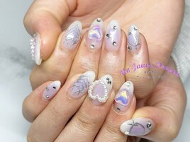 【自爪ネイル】ハートネイル