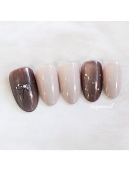 たゆ ネイル(たゆnail)/パラジェル*リボンネイル*