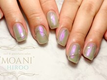 モアニ ヒロオ 恵比寿店(MOANI Hiroo)/ニュアンスアートミラーネイル