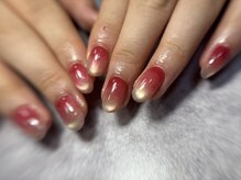 マカナネイル(makana nail)/マグネット＋逆グラデーション